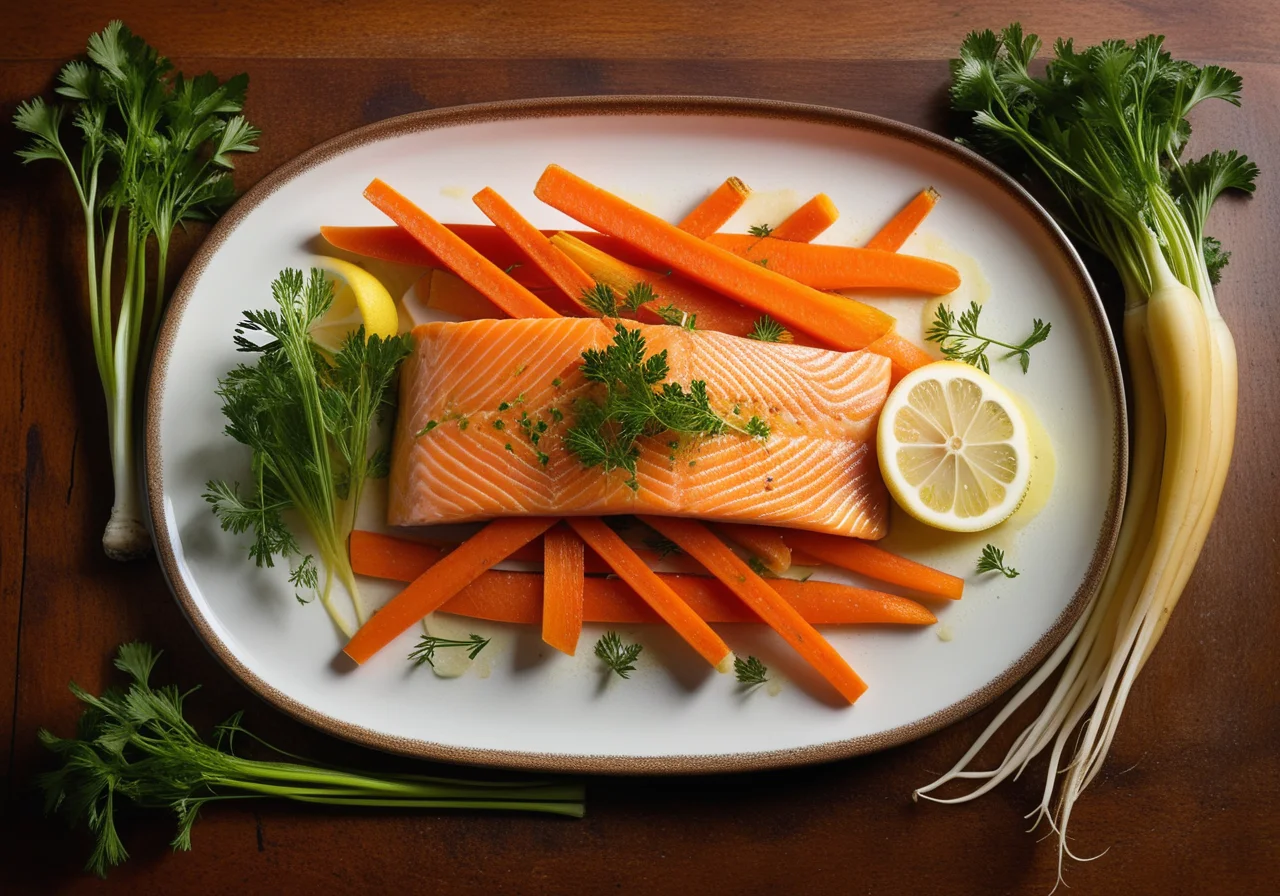 Sea Trout with Vegetables