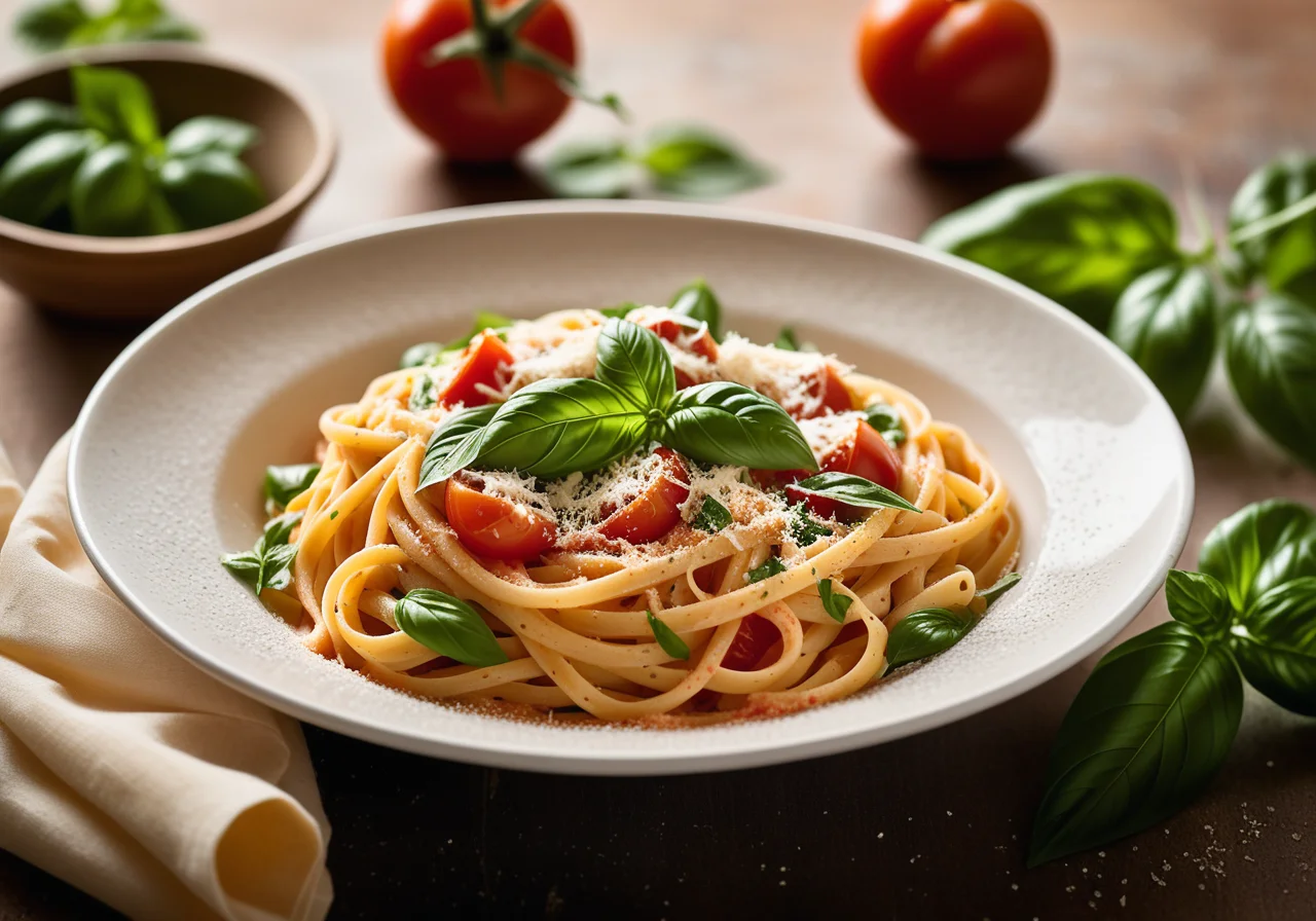 Linguine with Tomatoes