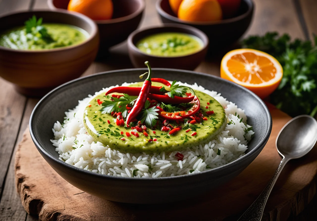 Basmati Rice with Garden Herb Sauce