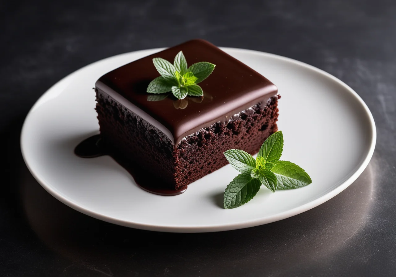 Fine Chocolate Cake with Shortcrust