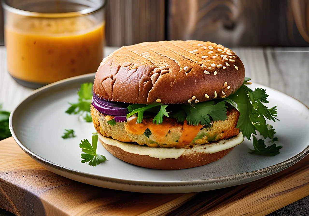 Vegetable Tofu Burger