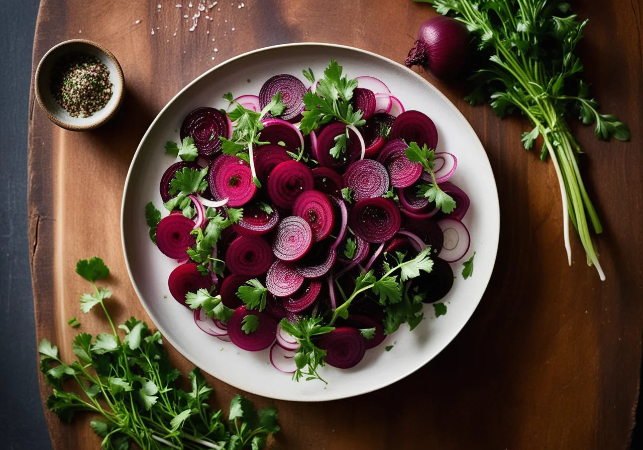 Beetroot Onion Salad