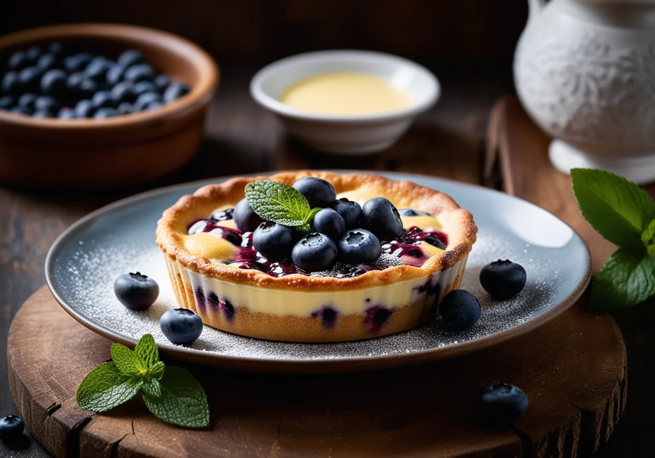 Blueberry Clafoutis