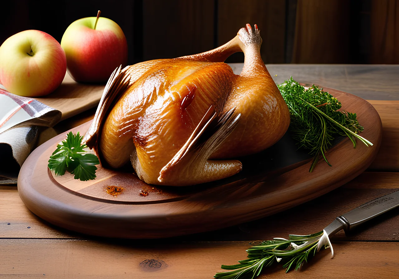 Roasted Stuffed Goose