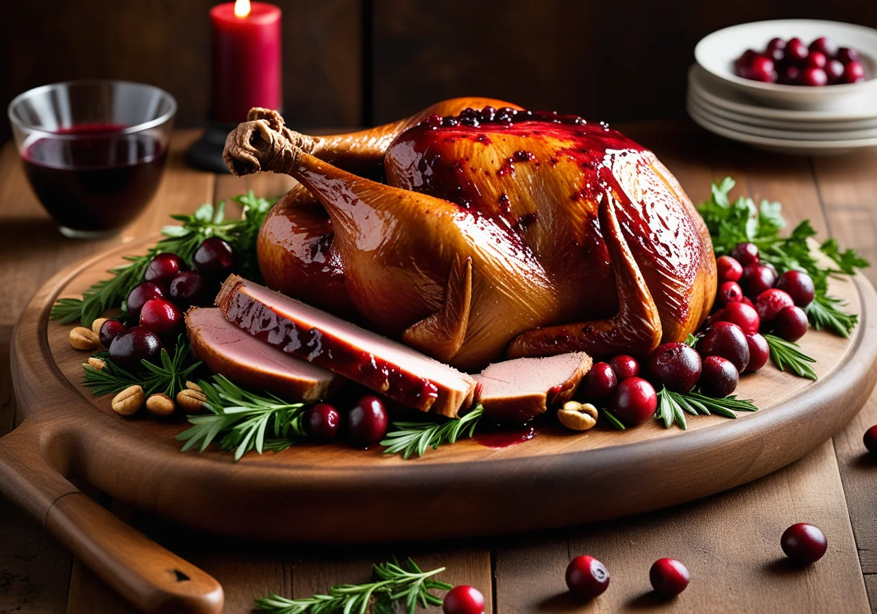 Turkey Roast with Cranberries