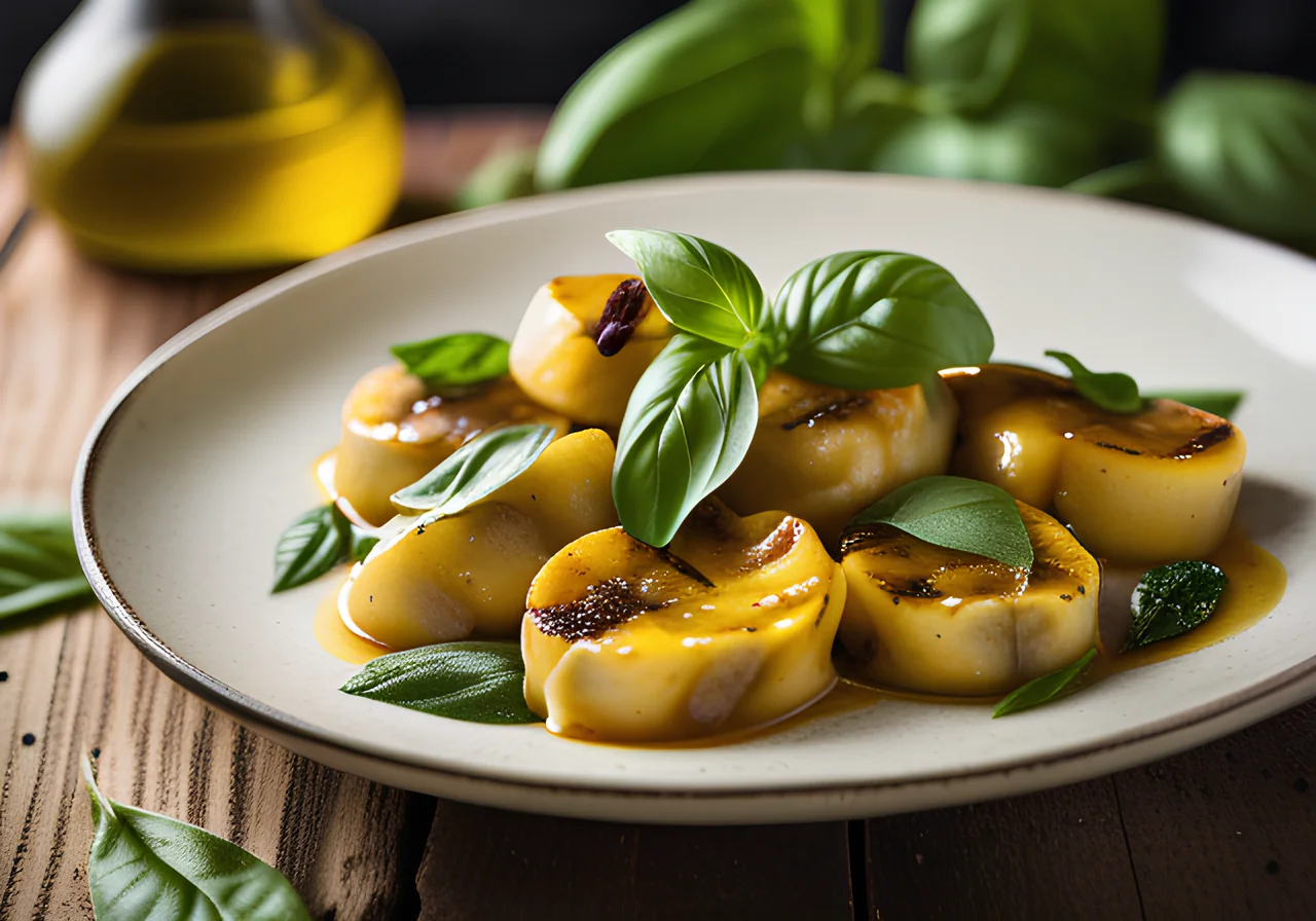 Eggplant Basil Gnocchi