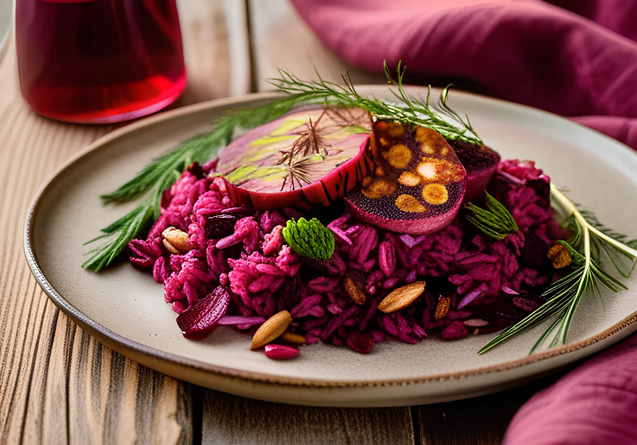 Beetroot Rice Salad