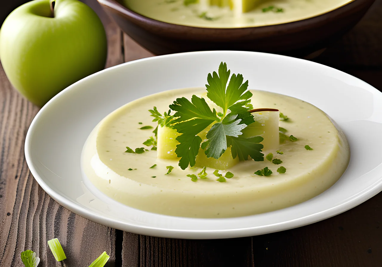 Spicy Apple Celery Puree