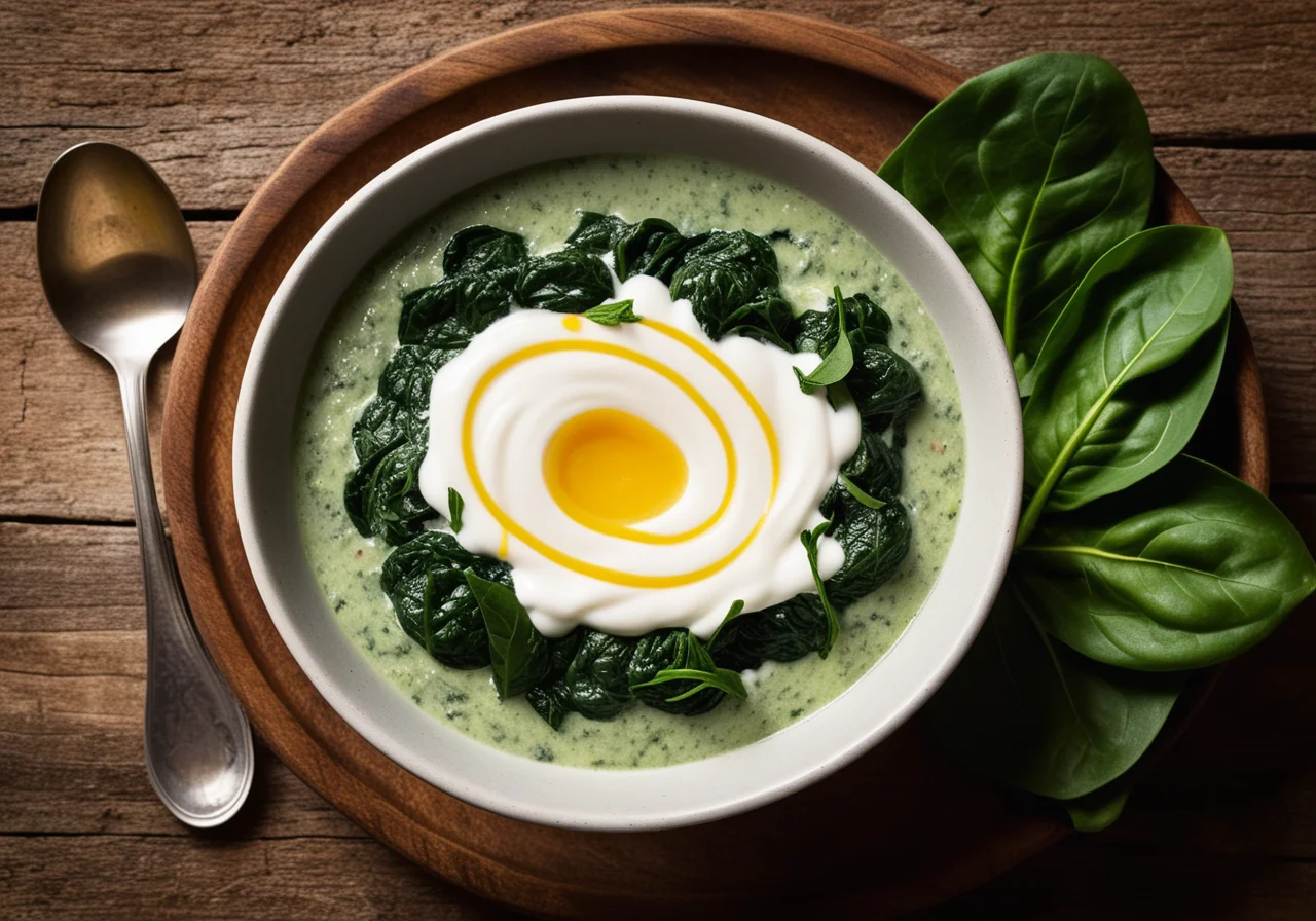 Cold Yogurt Spinach Soup