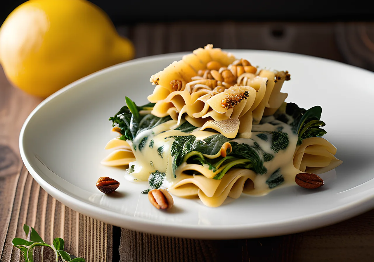 Spinach and Grana Padano Ravioli with Lemon Sage Butter