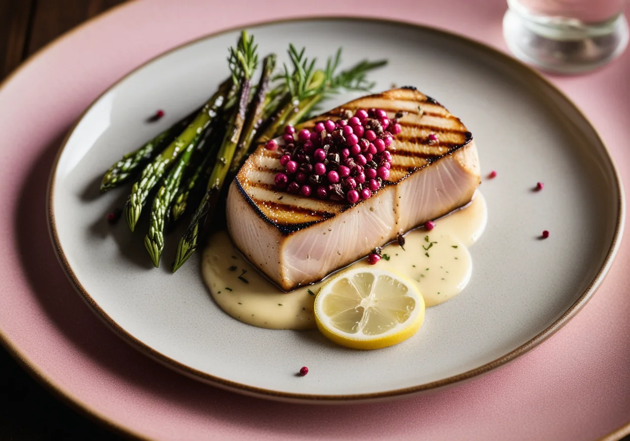 Grilled Swordfish with Anchovy Butter