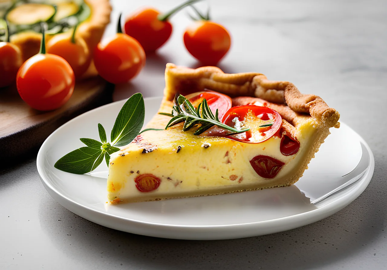 Goat Cheese Quiche