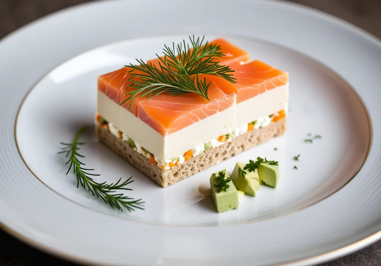 Salmon-Goat Cheese Terrine