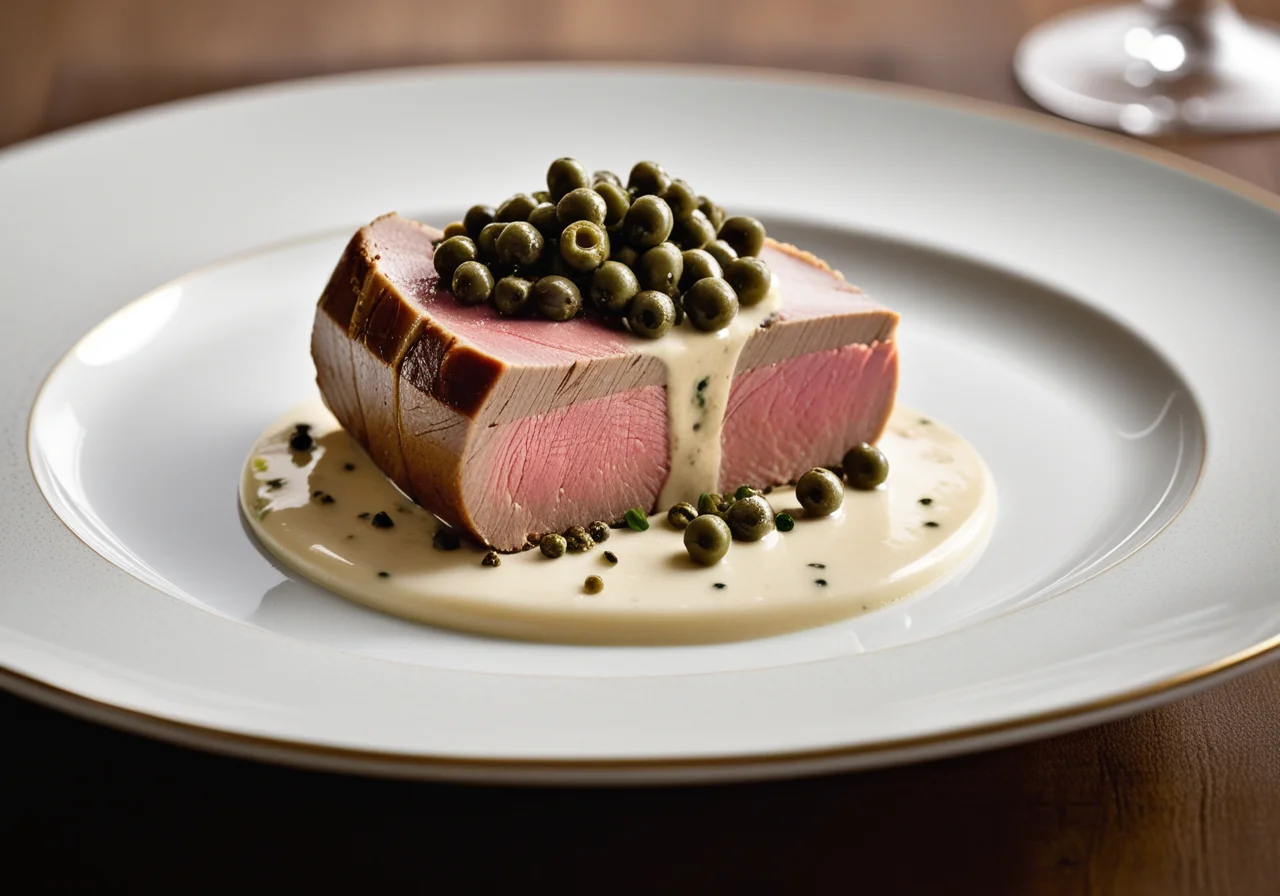 Veal with Tuna Caper Sauce (Vitello tonnato)