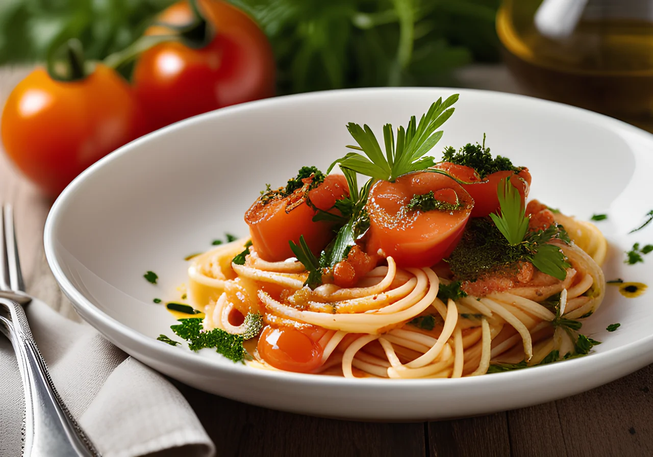 Spaghetti with Scampi