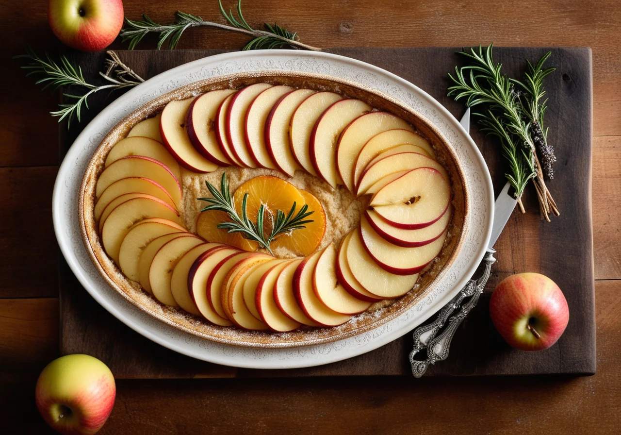 Vanilla Apple Gratin