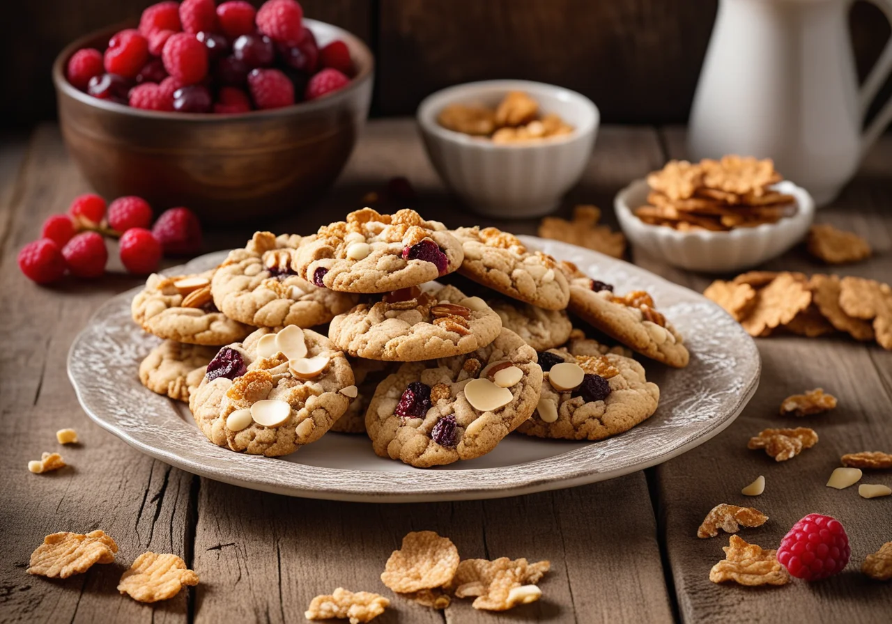 White Chocolate Crunch Cookies