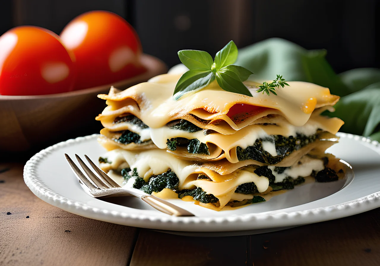 Vegetarian Lasagna with Swiss Chard