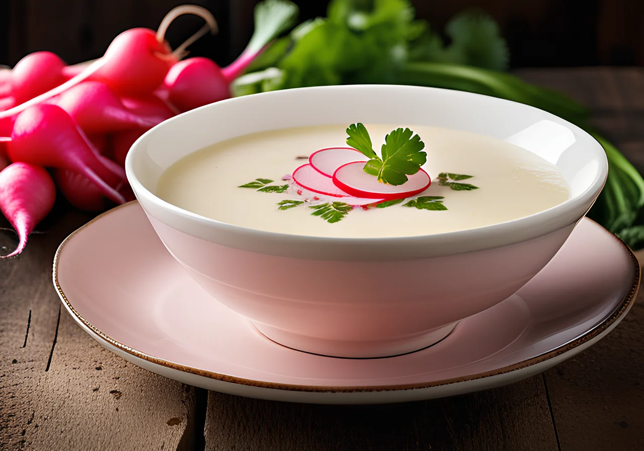 Radish- Potato Soup