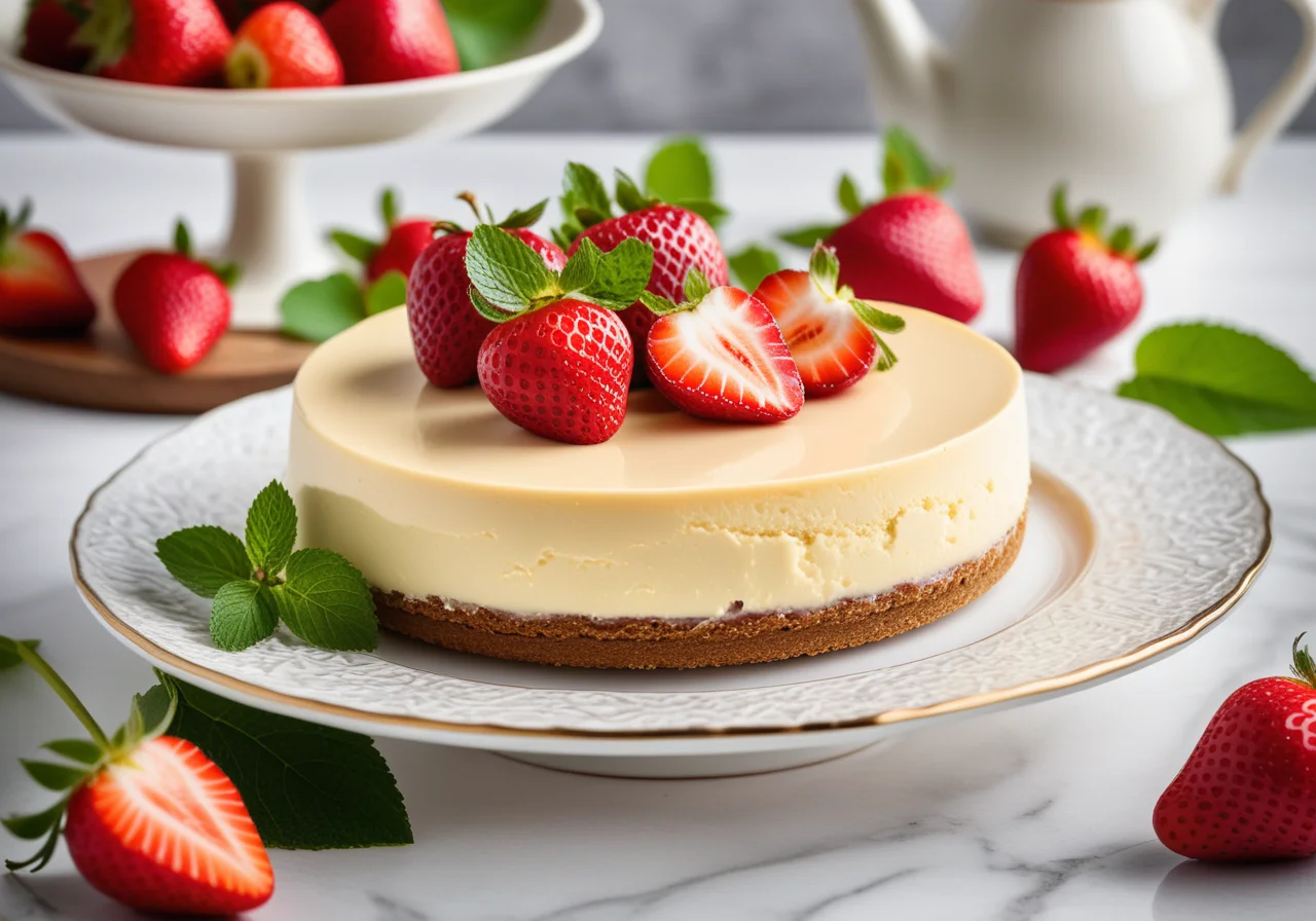 Creamy Cake with Crunchy Base