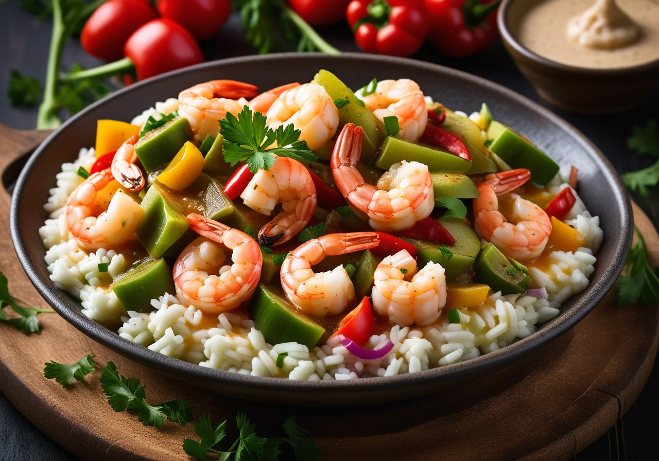 Fast Shrimp and Vegetable Stew