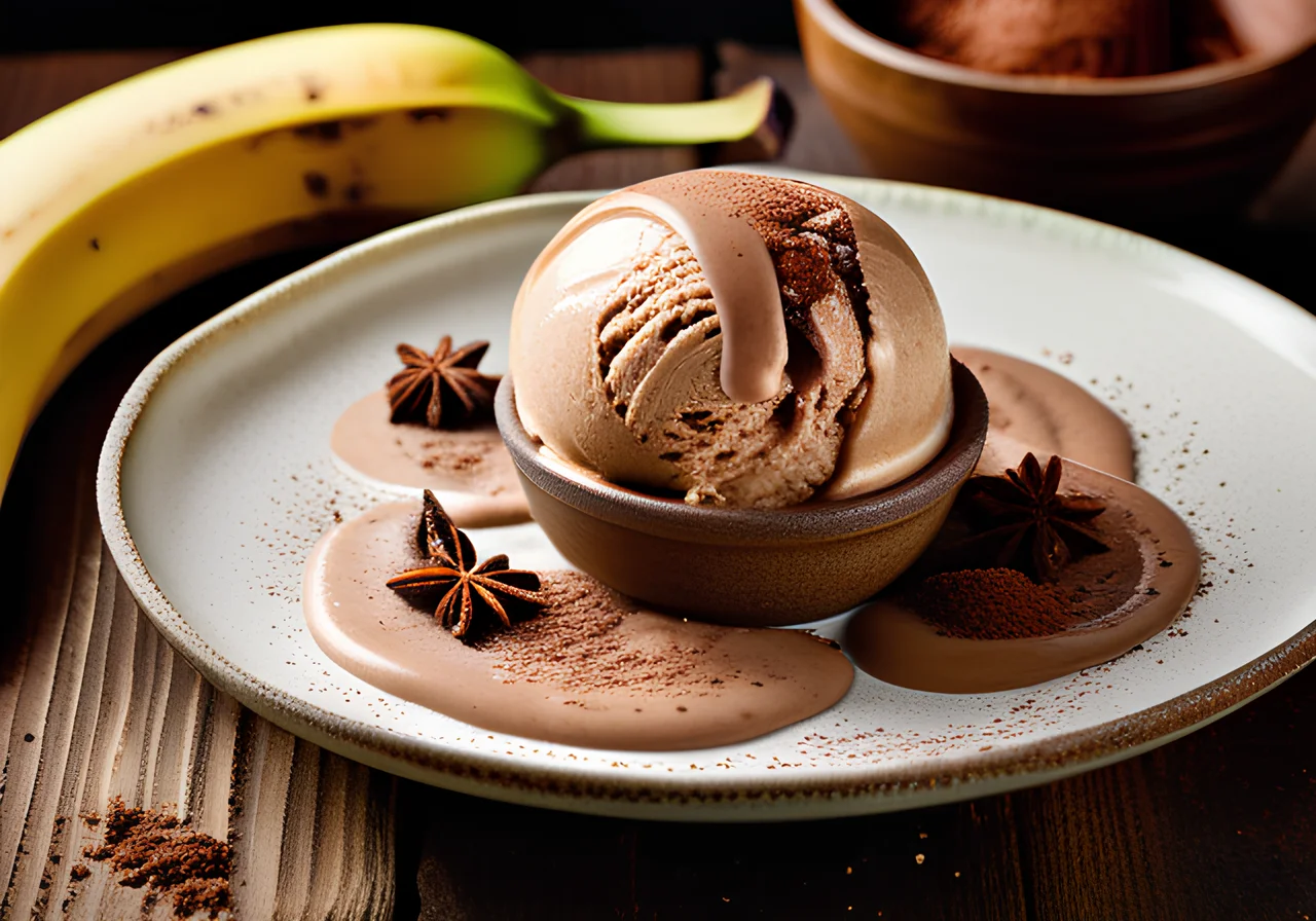 Chocolate Banana Ice Cream