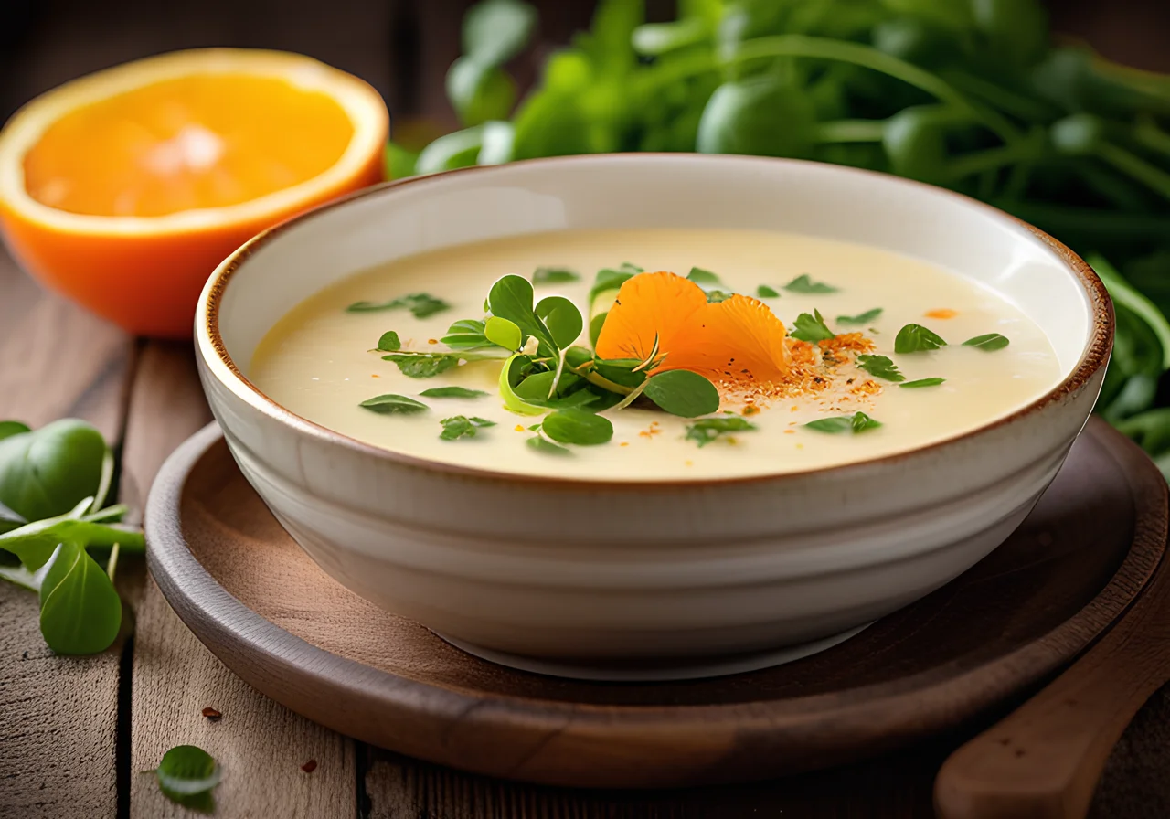 Cheese Soup with Carrots