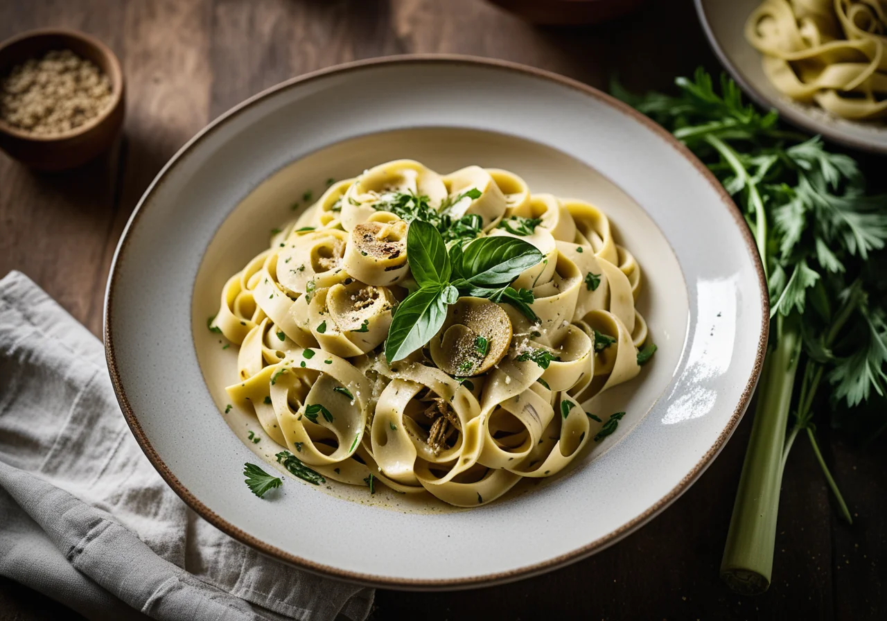 Pasta with Artichoke Sauce