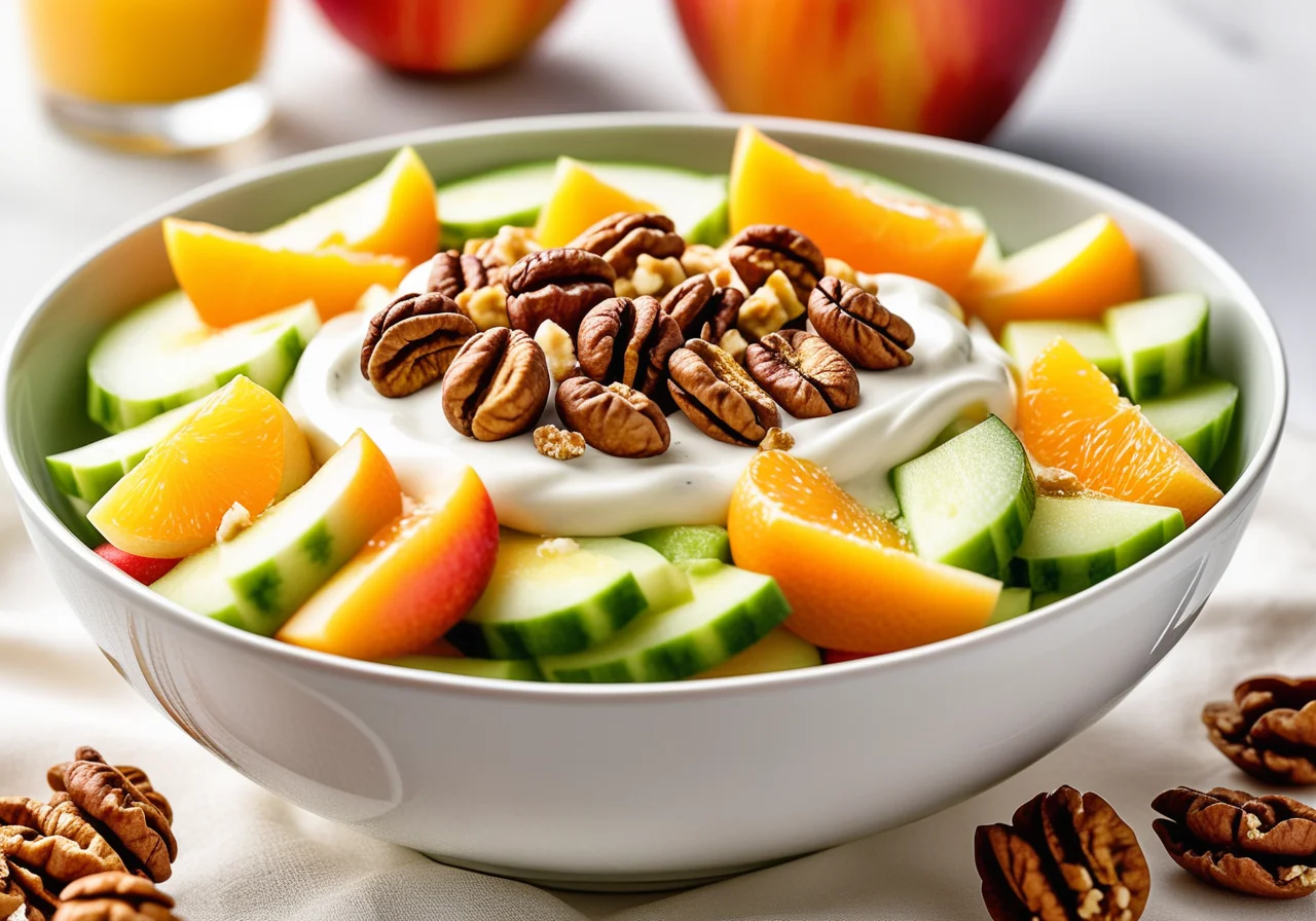 Fruit Celery Salad with Yogurt