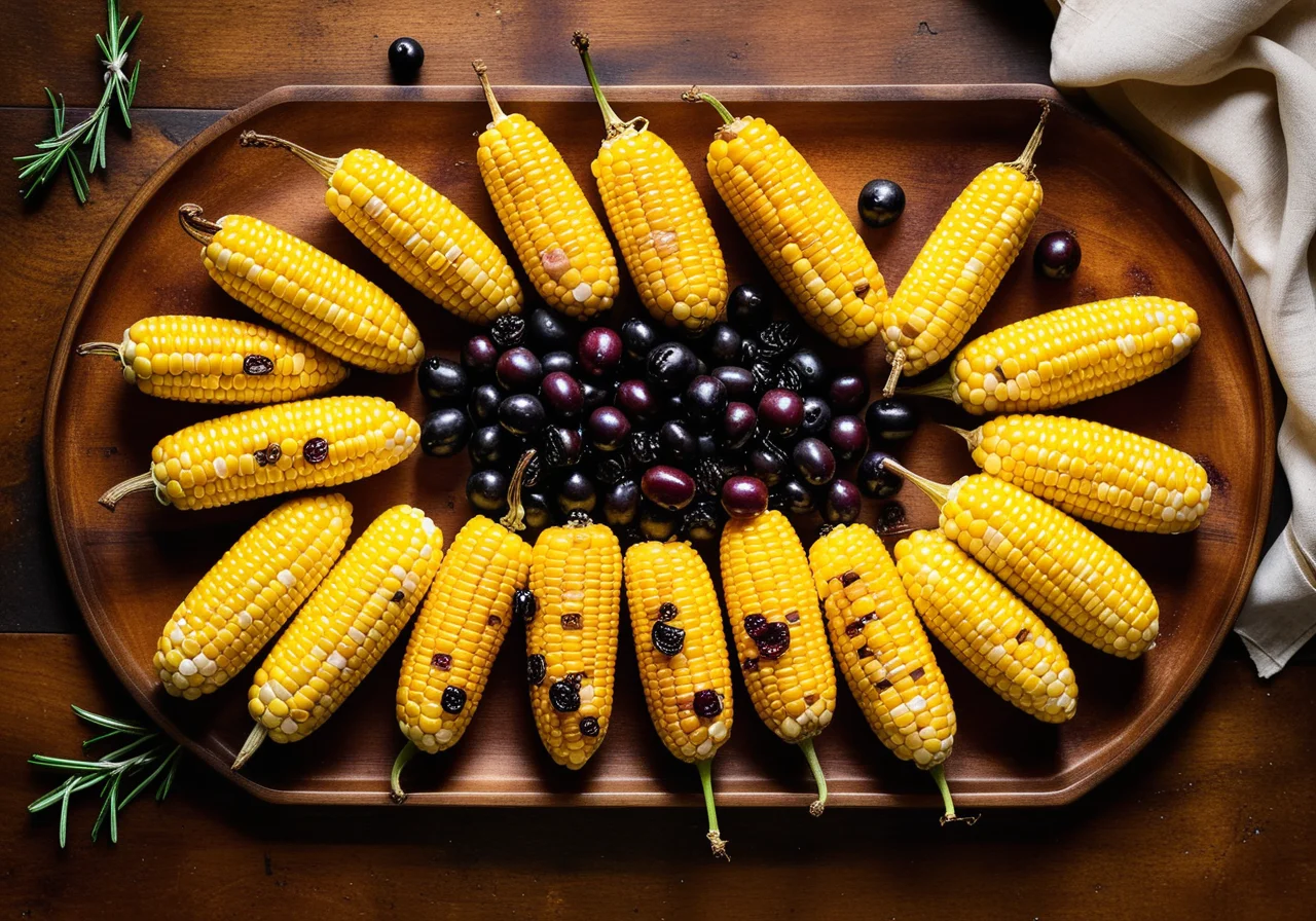 Corn Poularde with Salted Lemons and Olives