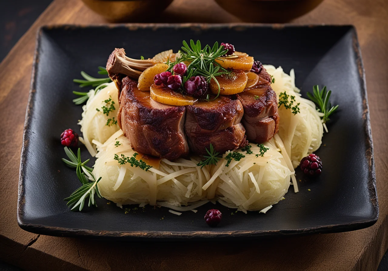 Pork Knuckle with Sauerkraut