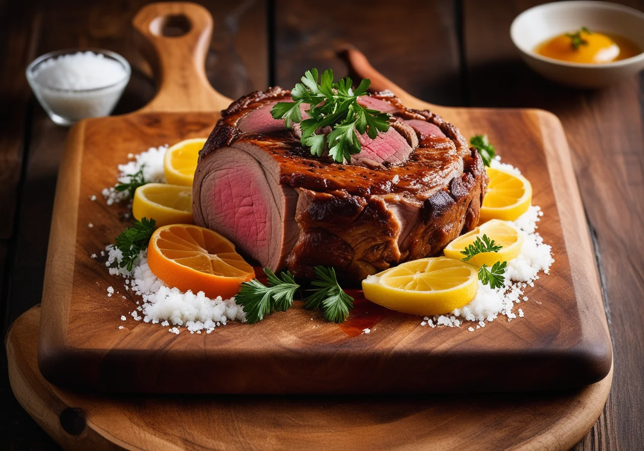 Roasted Veal Shank with Lemon