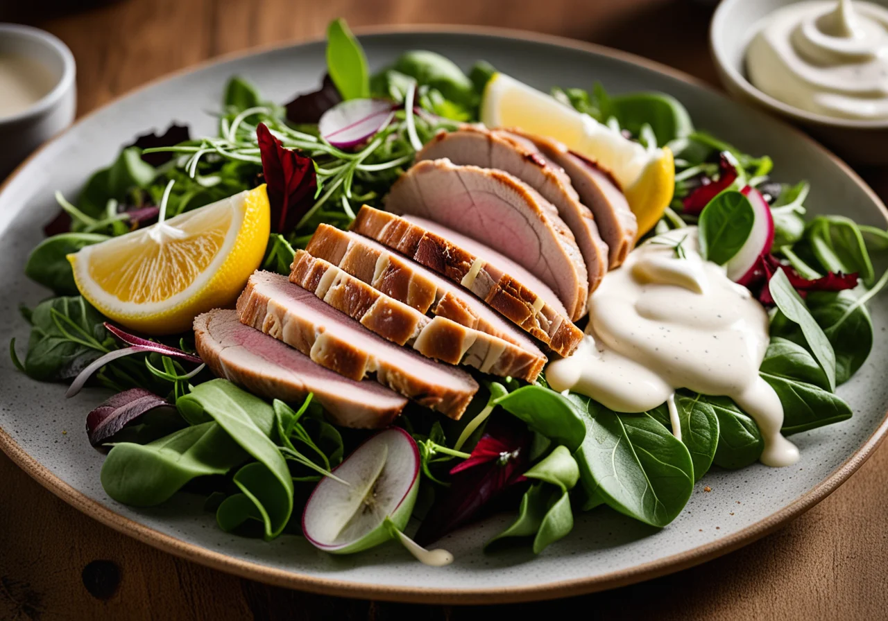 Rabbit Fillet with Salad