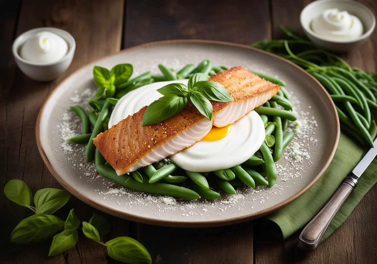 Redfish with Basil Foam