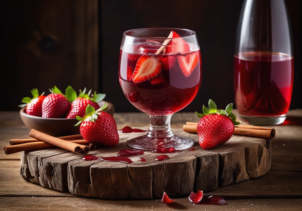 Red Wine Punch with Berries