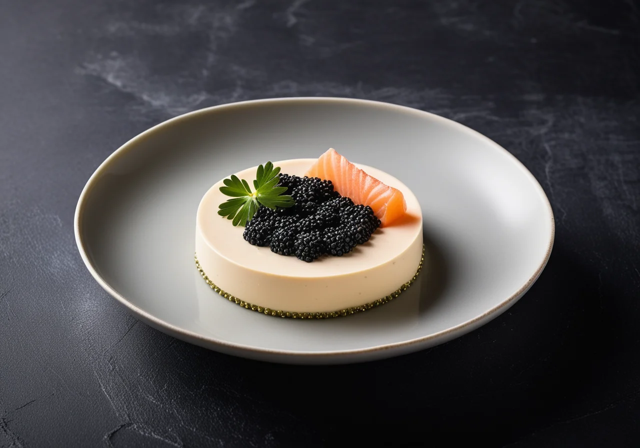 Sturgeon and Salmon Mousse with Caviar
