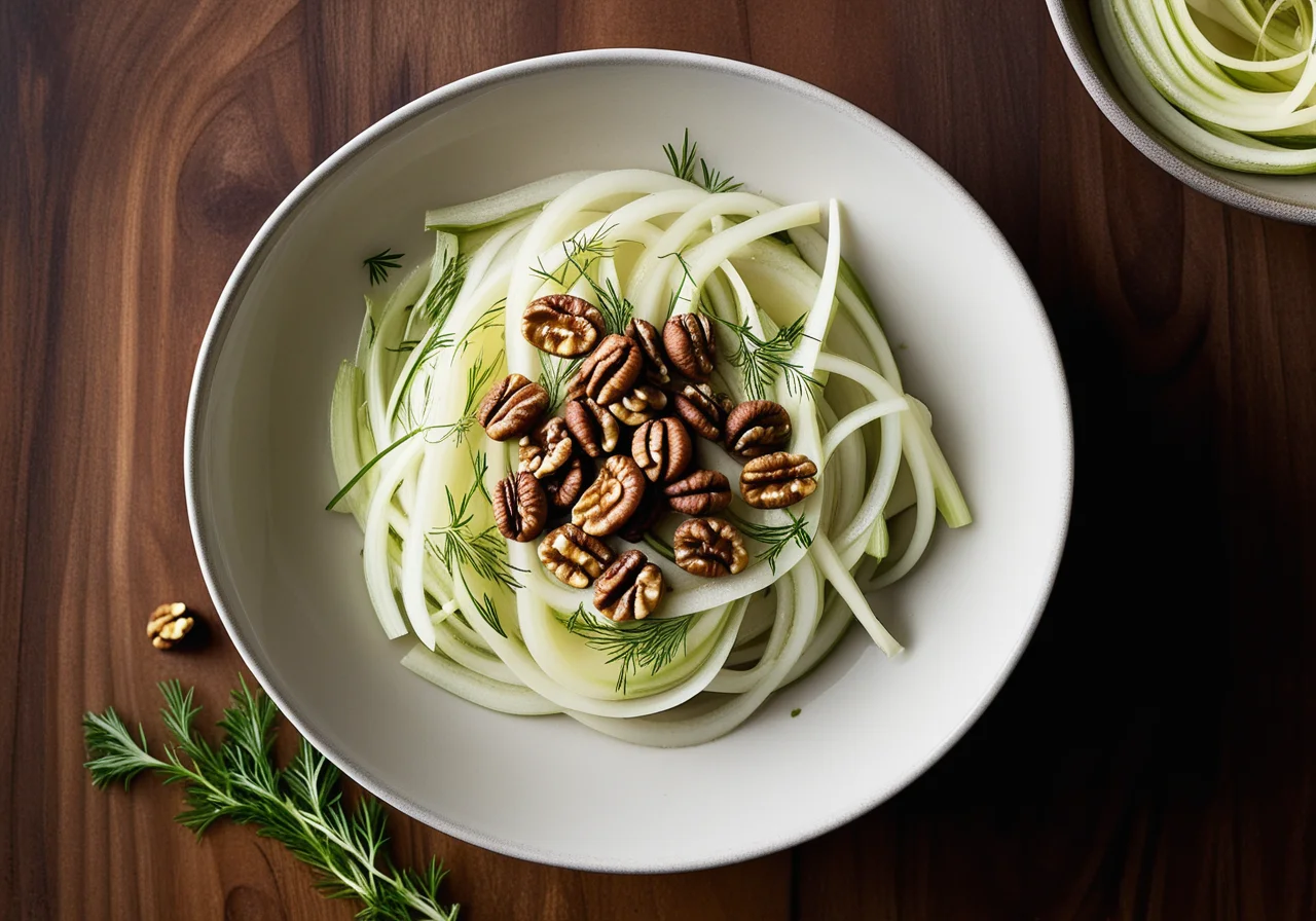 Fennel with Walnut Dressing