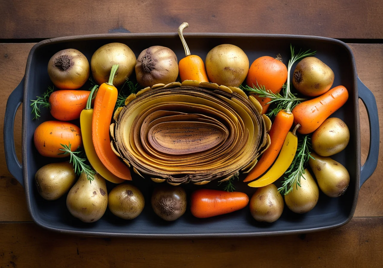 Roasted Artichoke, Potato, and Carrot Vegetable Medley
