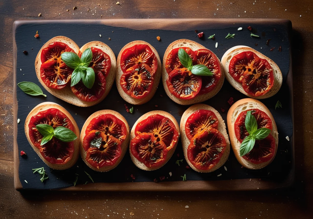 Dried Tomatoes with Filling