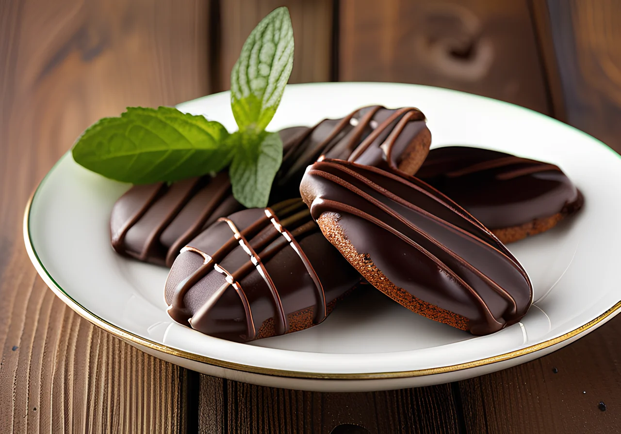 Cat's Tongues with Chocolate