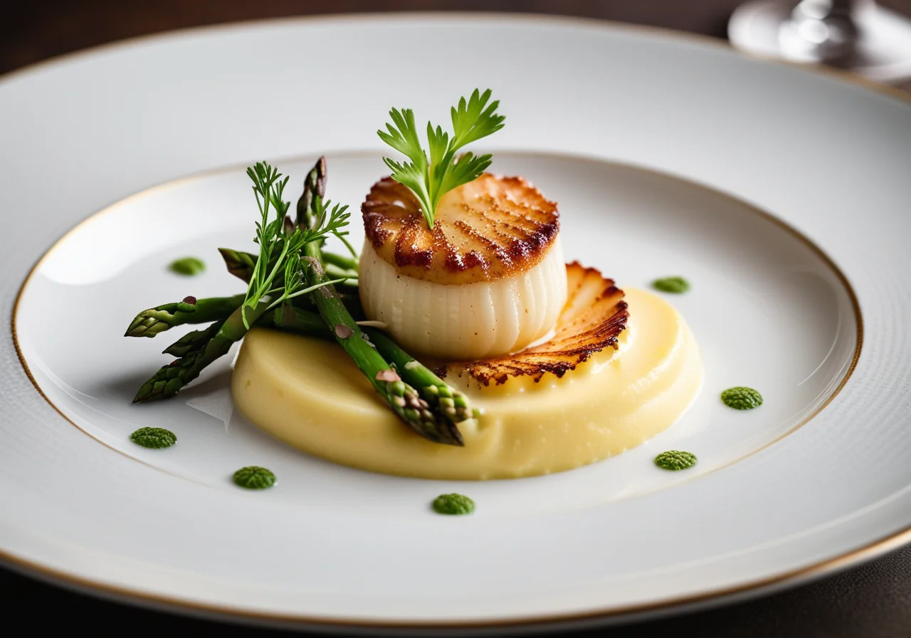Elegant Scallop Dish