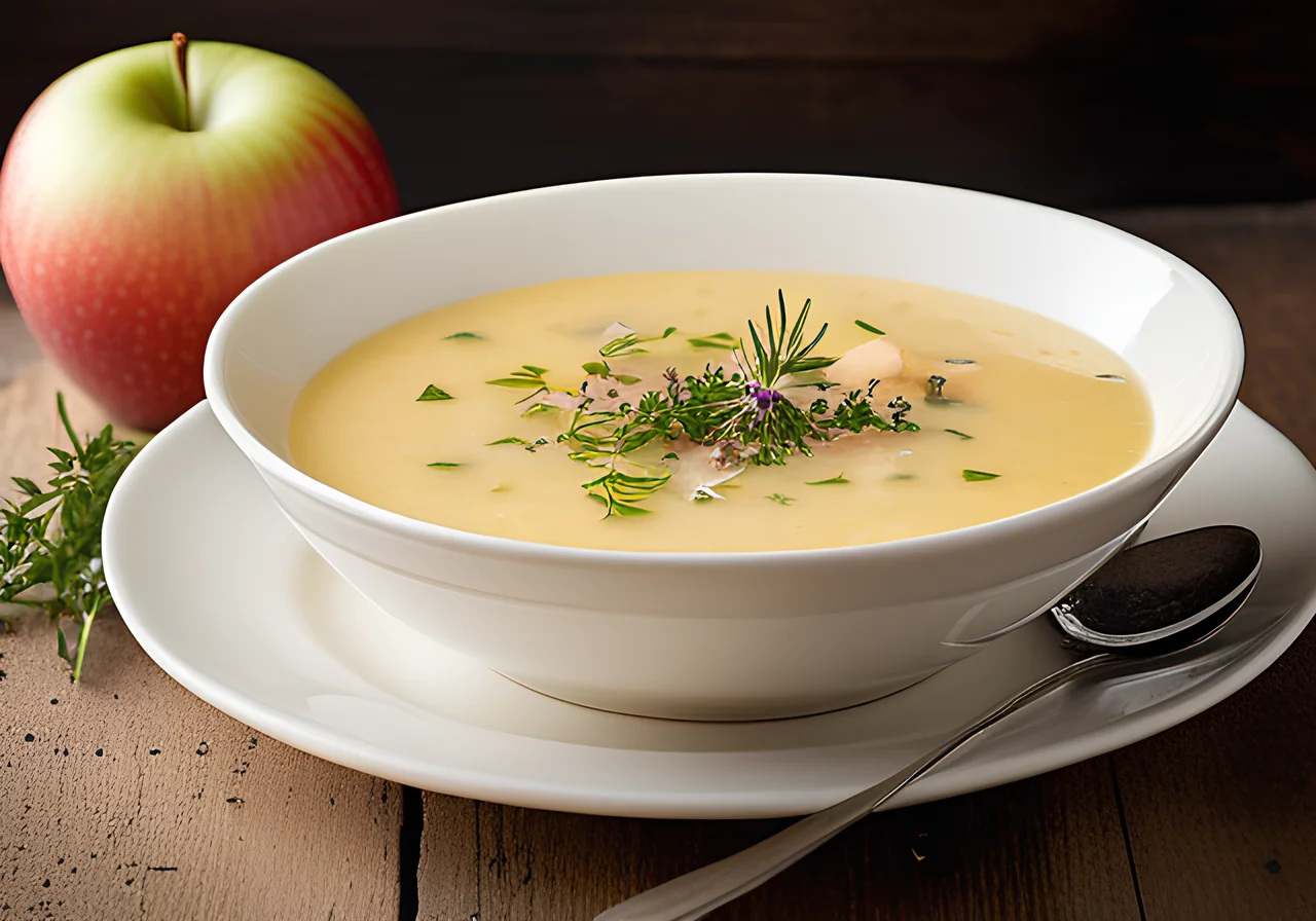 Fruitful Cheese Soup