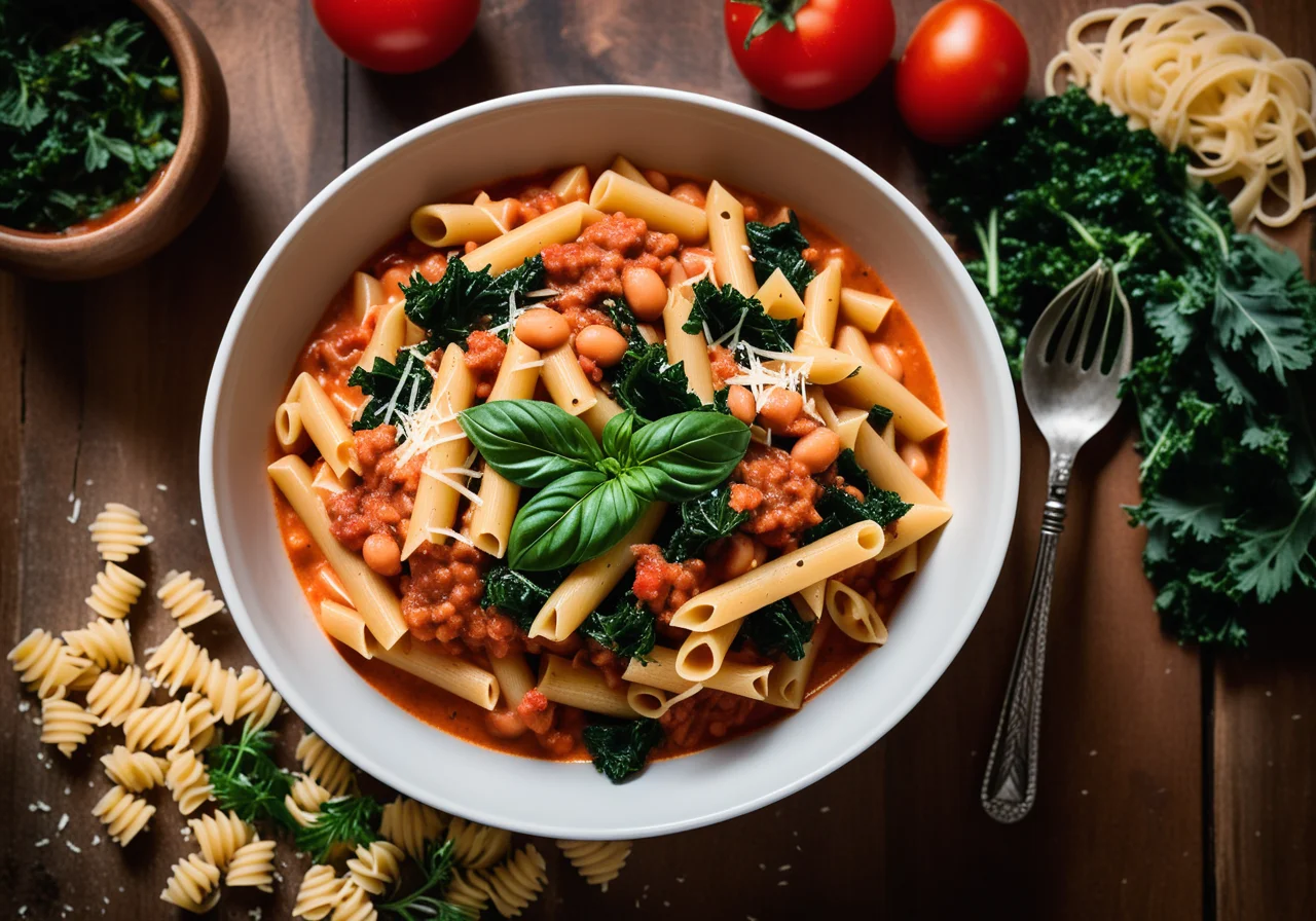 Bean Stew with Pasta