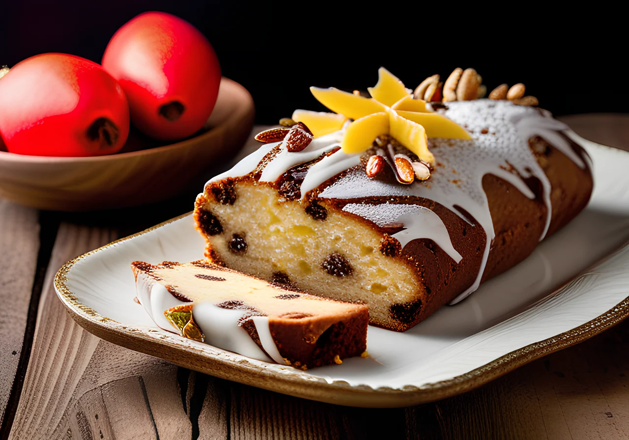 Chocolate Stollen Cake