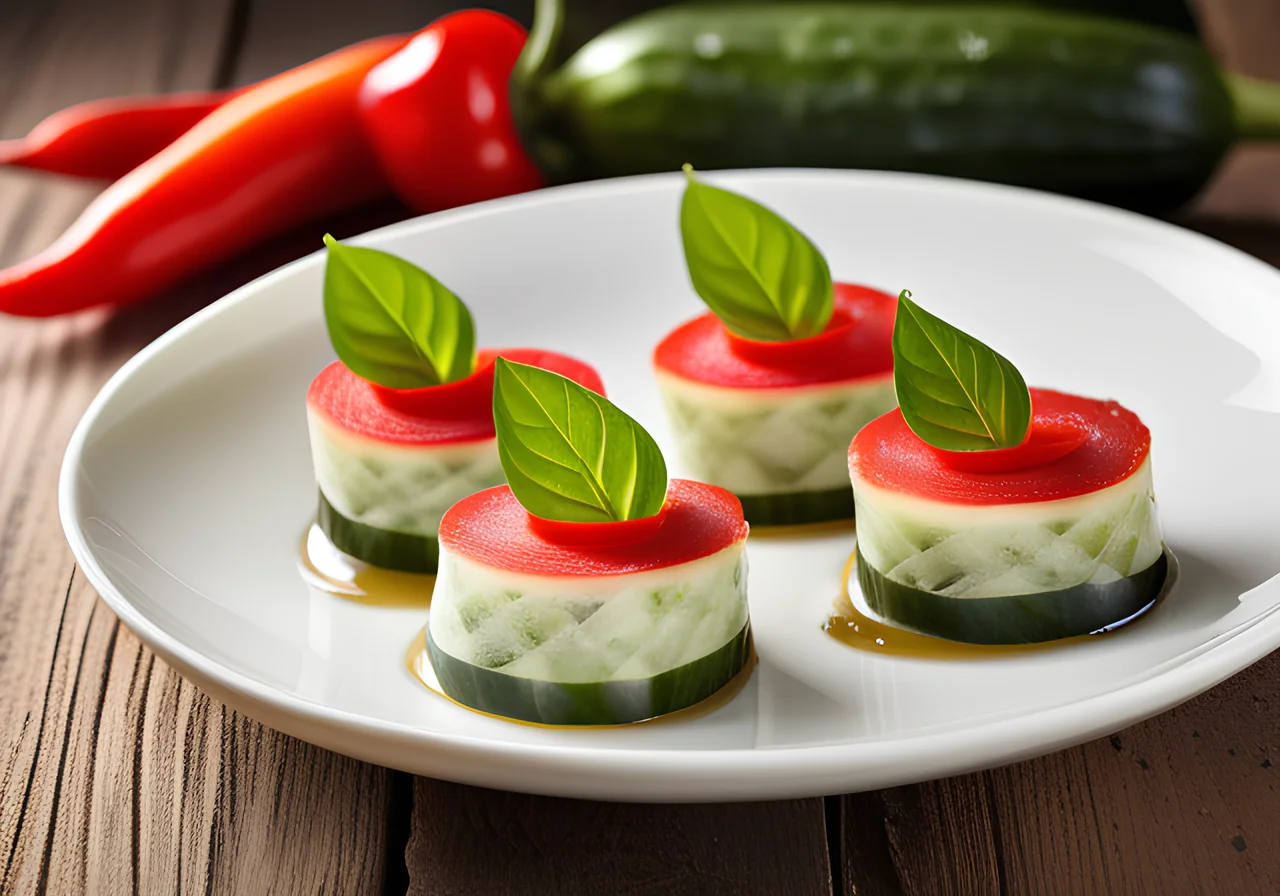 Cucumber Roll-Ups with Turkey