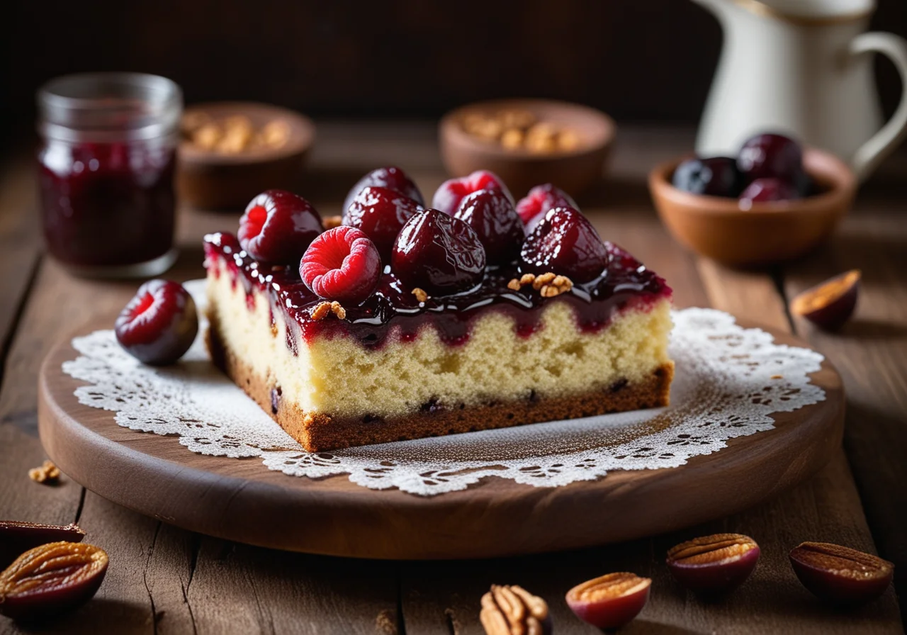 Nut Cake with Dried Fruits