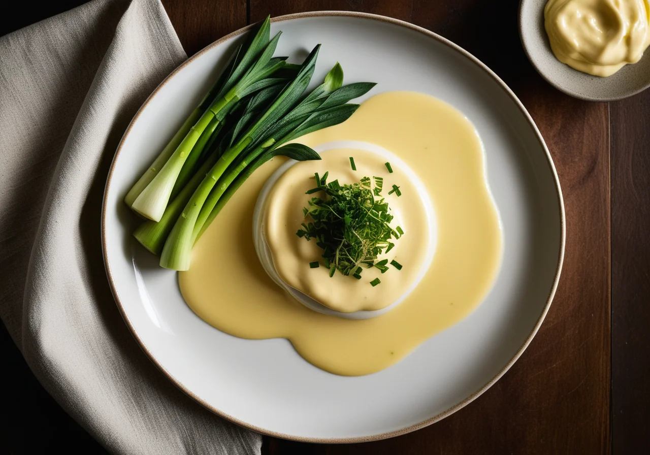 Leek with Hollandaise Sauce