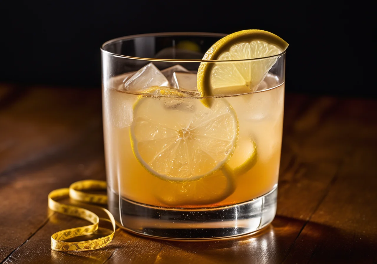 Lemon Cocktail with Rum