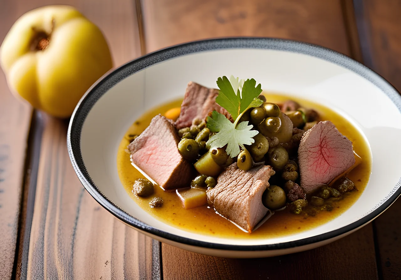 Lamb Quince Stew with Couscous