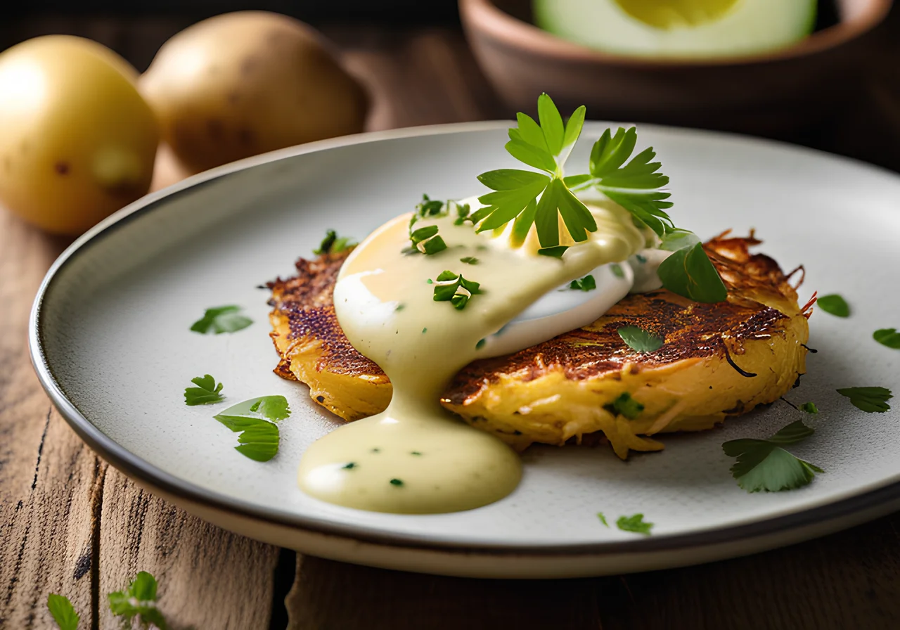 Potato Rösti with Herring